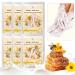 Hydrating Hand and Foot Mask 3 Foot & 3 Hand Mask Hand and Foot Care after Pedicure Moisturizing Socks for Dry Cracked Heel Foot Spa Honey & Milk Vitamin E