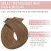 14 Tape in Human Hair Extensions - Straight Remy Seamless #06 Light Brown, 10pcs - Buy Online on GoSupps.com
