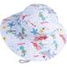 LANGZHEN Beach Sun Protection Hat for Baby Girls | Adjustable Toddler Kids Hat with Chin Strap | Wide Brim Summer Play Hat - Octopus Design | Ages 2-4 Years - Buy Online on GoSupps.com