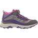 Merrell Kids Moab Speed Mid Waterproof Hiking Boot - Big Kid (8-12 Years) - Size 5 - Grey/Pink/Purple - Buy Online on GoSupps.com