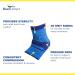 Breathable Knit Sport Ankle Support Brace | Compression Sleeve for Plantar Fasciitis & Ankle Pain | Unisex 2XL - Buy Online on GoSupps.com