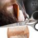 THREE SWORDS Stainless Steel Professional Beard Scissors & Comb Set - Perfect Grooming Tool for Men - Buy Online on GoSupps.com