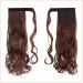 Shop Tess Ponytail Extension - 40cm Dark Red-Brown Wavy Braid | Premium 90g Long Hair Extensions for International Shipping - Buy Online on GoSupps.com
