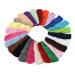 KW Collection Girl Baby Headbands Elastic Crochet Hair Bands Hair Accessories Elastics Ties Shaper Head wrap Set Pack of 50 Pcs in 25 colors (Band: 1.6 5.5 25 colors 2 pcs per color) Band: 1.6 Inch 5.5 Inch 25 colors...