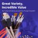 Artlicious Paint Brushes - 25 Pack Acrylic and Detail Brushes for Kids - Ideal for Watercolor, Oil, Craft, Face & Rock Painting - Buy Online on GoSupps.com