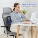 Comfier Cordless Shiatsu Back Massager with Heat - Rechargeable Chair Pad, Portable and Adjustable Intensity - Ideal Gifts, Cordless Dark Gray - Buy Online on GoSupps.com