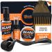 FOLLICLE BOOSTER Complete Beard Growth Kit - 6 in 1 - Coverup Your Patchy Beard in 12 Weeks - Roller  Serum Oil (1oz)  Balm (1oz)  Wash Soap  Cleanser and Comb