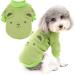 Zwantea dogs winter coats for small dog puppies sweater sweaters clothing soft warm dog jackets pet cold weather clothing coat for chihuahua yorkie green XL XL green green