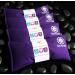 Happy Wraps Namaste Yoga Eye Pillows - Unscented Eye Pillows for Yoga - Set of 4 - Purple Cotton
