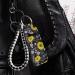Sunflower Chapstick Keychain Holder - Black Yellow Lip Balm Sleeve - Buy Online on GoSupps.com