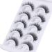 Cat Eye Self Adhesive Eyelashes Natural Look Wispy Self Adhesive Lashes Reusable Fluffy Strip Eyelashes No Glue Needed D Curl Natural False Eyelashes without Eyeliner 5 Pairs by Zegaine D- Fluffy - Buy Online on GoSupps.com
