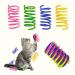AGYM Cat Spring Toys, Available in 60 or 30 Packs for Indoor Cats, Colorful & Durable Plastic Spring Coils Attract Cats to Swat, Bite, Hunt, Interactive Spring Toys for Cats and Kittens