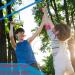Lily's Things Monkey Bars (2 Pack) for Kids | Ninja Slackline Accessories for Backyard Obstacle Course | Compatible with Most Home Playground Sets - Buy Online on GoSupps.com