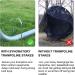 Heavy Duty Trampoline Wind Stakes - 4pcs Galvanized Steel Ground Anchor for Soccer Goals, Tents, & Garden Decor - Buy Online on GoSupps.com