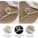 MojiDecor Anti-Slip Gold Metal Hair Claw Clips - Set of 5 Large Clips for Women with Thick, Thin, Curly, and Wavy Hair - Buy Online on GoSupps.com