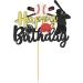 Ercadio 1 Pack Happy Birthday Baseball Cake Topper Glitter Sport Baseball Player Cake Pick for Baseball Theme Baby Shower Boys Birthday Party Cake Decorations Supplies Black-1 - Buy Online on GoSupps.com