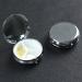 Colorful Aurora Portable Metal Pill Box - Round Mini 3-Compartment Travel Essential with Hinged Design - Perfect for Small Pills - Black - Buy Online on GoSupps.com