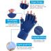 Luguiic Finger Arthritis Compression Ice Glove - Pain Relief for Arthritis Tendinitis Carpal Tunnel - Adjustable Strap - Cold & Heat Therapy - M Blue - Buy Online on GoSupps.com