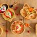 Tiny Dining Children's Segmented Round Bamboo Dinner Plate with Suction Cup - Eco-Friendly Baby Toddler Weaning Plate - Red - Buy Online on GoSupps.com