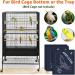 Bird Cage Liners Parrot Cage Liners 50pcs Disposable Cage Liners for Birds Non-Woven Pre-cut Large Bird Cage Liners For Parrot Parakeet Conure Cockatiel Bird Cage Paper Liners 20 x 18 inch Blue 50Pcs Blue - Buy Online on GoSupps.com