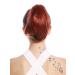 WIG ME UP - N869-V-350 hairpiece braid ponytail short straight red copper 20 cm