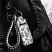 COEQINE Lip Balm Holder Keychain - Grey Cow Pattern Chapstick Sleeve for Women & Girls | Perfect Pouch for Lip Balm - Buy Online on GoSupps.com