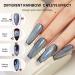 SUPWEE Rainbow Cat Eye Gel Nail Polish 15ML Holographic Glitter 9D Cat Eye Gel Soak Off UV Gel with Magnetic Stick Cat Magnetic Gel Iridescent Home Nail Art DIY Manicure T010 - Buy Online on GoSupps.com