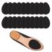 Skhaovs 10 pair of anti-slide sole pads shoe soles-anti slip handles soles of the shoe protectors self-adhesive sole protection for high heels shoes brine protector more comfortable soles black