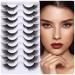 False Eyelashes Fluffy Dramatic Faux Mink Fox Eye Lashes 20MM Full Volume Angel Lashes like Lash Extension for Lift Effect Pack Lashes 10 Pairs by Yawamica Angel Lashes-20MM