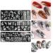 Mwoot 6-Piece Nail Art Stamp Plate Set | Floral Snake & Wild Animal Designs | DIY Manicure Tools for Salon-Quality Nails - Buy Online on GoSupps.com