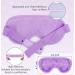WOVTE Cooling Eye Mask Reusable Hot or Cold Therapy Gel Bead Eye Mask with Soft Plush Backing and Adjustable Strap for Puffy Eyes Dry Eyes Dark Circles Headache (Purple2) - Buy Online on GoSupps.com