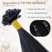 Benehair Nail Tip Hair Extensions 100% Real Human U Tip Hair Extensions 14Inches 50 Strands 1g/Strand#01 Jet Black 14Inches Jet Black - Buy Online on GoSupps.com