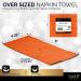 Orange Disposable Dinner Napkins - 40 Pack 2 Ply Guest Towels for Parties & Weddings by Amcrate - Buy Online on GoSupps.com