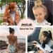 Spiral Hair Ties 20 Pcs - Traceless Phone Cord Ponytail Holders - No Crease Bracelet Hair Accessory - Transparent Matte - Girls Women Ladies Gift - Buy Online on GoSupps.com