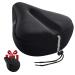 MAQRBAQR Cycling Bike Seat Cushion | Ultimate Comfort Padded Gel Bike Seat Cover for Men & Womens Compatible with Peloton, Stationary Exercise, Cruiser Bicycle Seats 11 x 10 Black