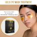 DERMORA 24K Gold Eye Mask - 50 Pairs Eye Gels for Puffy Eyes and Dark Circles - Reduce Wrinkles and Fine Lines - Revitalize and Refresh Your Skin - 50 Count - Buy Online on GoSupps.com