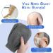 Sibba 2 Pairs Exfoliating Gloves - Body Scrubber for Dirt and Dead Skin Removal - Shower Bath Exfoliator for Tan Removal & Keratosis Pilaris - Grey - Buy Online on GoSupps.com