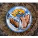 Stainless Steel Plate Set - 8.25 Ultra-Portable Dinnerware Set of 3 Sectioned Plates | BPA Free | Ideal for Outdoor Camping, Hiking, Picnic, BBQ, Beach | Includes Mesh Travel Bag - Buy Online on GoSupps.com