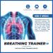 Lung Exerciser Device Mucus Clearance and Lung Expansion Device Adjustable Inspiratory Muscle Trainer Respiratory Training Lung Exerciser Expander Device for Yoga Swimming Sports - Buy Online on GoSupps.com
