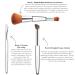 Trish McEvoy Women's Brush 23 - Petite Angled Crease Contour | 1 Count | Ideal for Precise Makeup Application - Shop Internationally - Buy Online on GoSupps.com