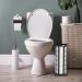 Brookstone Black Toilet Paper Holder - Freestanding Bathroom Tissue Organizer for Mega Rolls - Buy Online on GoSupps.com