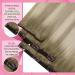 Youngsee 40cm Clip-In Ombre Hair Extensions | Real Remy Hair | Dark Ash Blond & Platinum Blonde | 120g 7PCs - Buy Online on GoSupps.com
