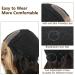 Long Wavy Black Highlighted Synthetic Lace Wig 28inch | Heat Resistant Curly Wavy Blonde Streaks | Side Part Natural Color - Buy Online on GoSupps.com