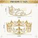 4 Pcs Baroque Prom King and Queen Crowns - Crystal Tiara and Metal Headband Set for Wedding, Gothic Costume, Birthday Party - Exquisite Bridal Accessories - Buy Online on GoSupps.com