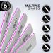 FANDAMEI 10 Pcs in 5 Shapes Professional Nail Files 100/180 Grit Double Sided Polishing Sanding for Manicure Home and Salon 10 Unit (Lot de 1) 10.0 - Buy Online on GoSupps.com
