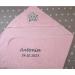 Hooded Towel with Embroidered Name - Pink Star - 100x100 cm Baby Gift | Soft & Absorbent - Buy Online on GoSupps.com