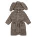 M sli by Green Cotton Baby Boys Bathrobe Bunny 104-110 Cashew