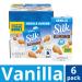 Silk Almond Milk Vanilla - Dairy-Free, Non-GMO, 6 Pack (1 Qt Each) - Buy Online on GoSupps.com