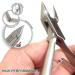 Razor Edge High Performance Toe Nail Clipper Straight Arrow Pointed Blade Ingrown Nail Cutter - Buy Online on GoSupps.com