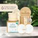 Shop Bambuna 18 pcs Reusable Cotton Pads Set | Eco-Friendly Bamboo Box & Washing Bag | Sustainable Makeup Towels Made in Germany - Buy Online on GoSupps.com